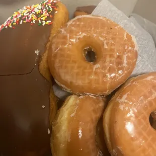 a box of doughnuts