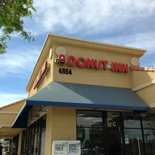 the front of the restaurant