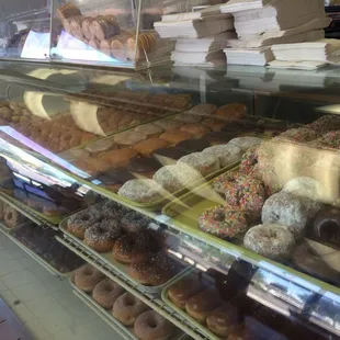 Their beautiful donut showcase!