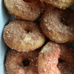 Scored the 6 crumb cake donuts