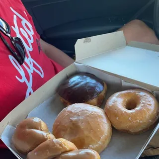 Raspberry Filled Donut