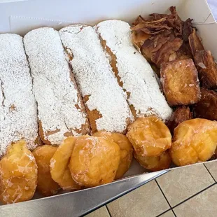 Box of assorted yummy treats