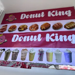Smoothies and iced coffee drinks also available