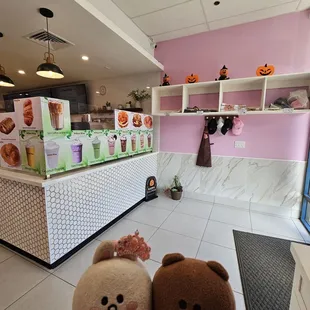 Merchandise and photo menu