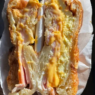 Breakfast croissant