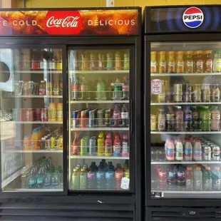 Refrigerator with drink selection