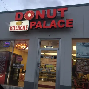 the front of the restaurant