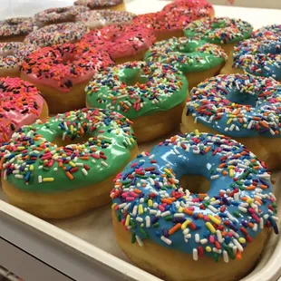 a variety of doughnuts