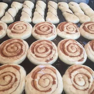 Tiger Tail and Cinnamon Roll .