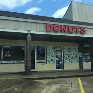 It's tucked in a little corner of a small strip center