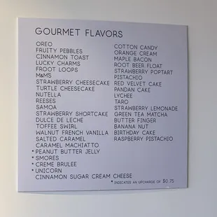 Donut Flavors