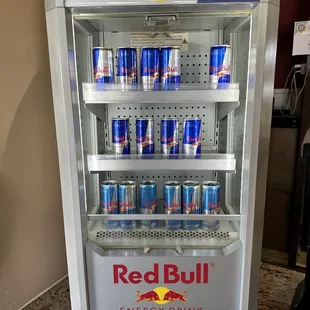 Red Bull drinks.