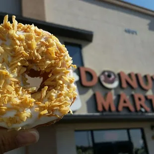 food, donuts, dough desserts