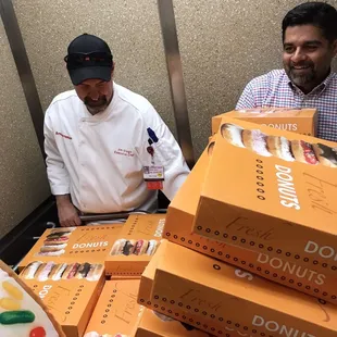 How many donuts can we fit in the elevator???