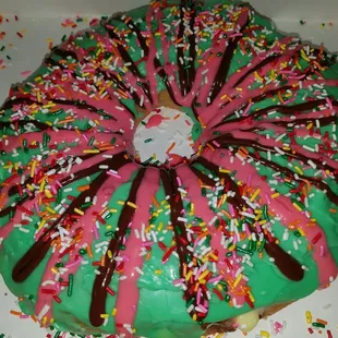 Celebrate! Birthdays! Graduations! Any reason to celebrate is a reason to purchase a party Donut from Donut Mart #thinklocal