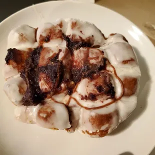 Chocolate Covered Cherry Fritter