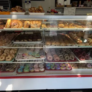 An incredible selection of donuts, twists and fritters