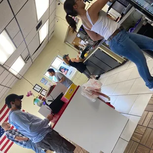 Busy morning at the shop!