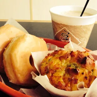 These three items are one of Donut Palace's most signature dishes.