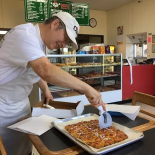 Nothing says Happy Birthday like Giant Texas Loaf!!! Thanks Donut Palace!