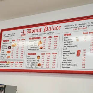 This is new menu prices