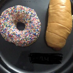 Great donuts and pigs in the blanket