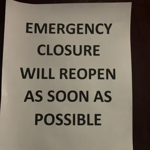 We at Donut Palace on Ingram are experiencing a family emergency and regretfully we must close until further notice.