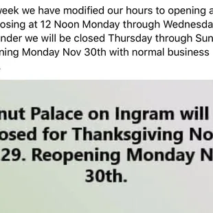 Thanksgiving Week 2020