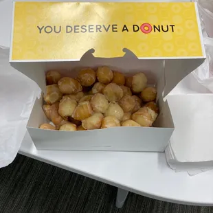 Do you know what? I do deserve a donut! Or at least in this case, a donut hole!
