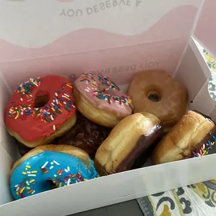 Half Dozen donuts!
