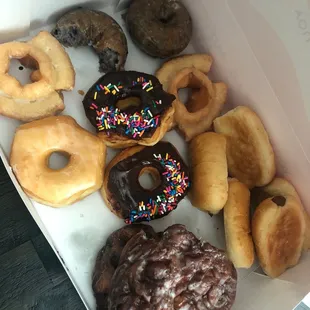 dough desserts, donuts, food