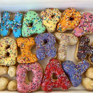 Happy Birthday Donuts