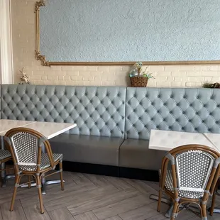 Sky Blue Seating Area