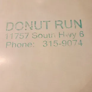 a box of donuts on a table