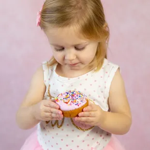 Photo worthy sprinkle donuts-- and so delicious!