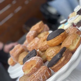 a variety of pastries