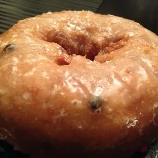 Blueberry cake donut