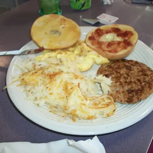 Excellent Hash browns n Eggs,