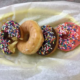 Amazing cake donuts and beautifully glazed too!