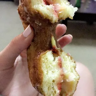 Rasberry cronut