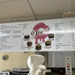 New Menu as of March 2024