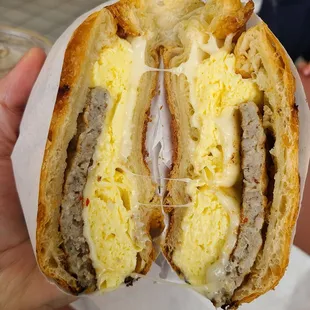 #4 on a croissant