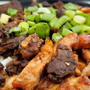Chicken and steak bowl