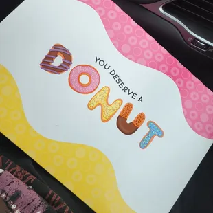 Cute donut box