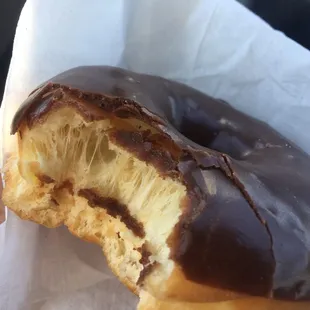 Chocolate glazed raised donut