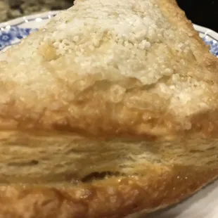 Up close apple turnovers