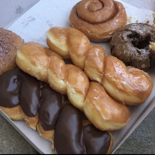 Fresh classic donuts don&apos;t forget to order a coffee