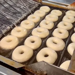 Glazed donuts preparation I am honored !