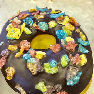 Chocolate fruity cereal