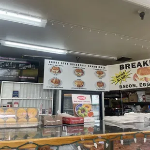 a bakery with a variety of baked goods